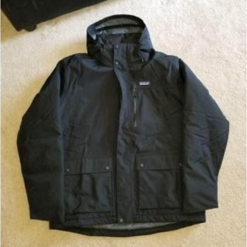 Men’s Toply Pategonia Winter Jacket NWT Black Size Large.